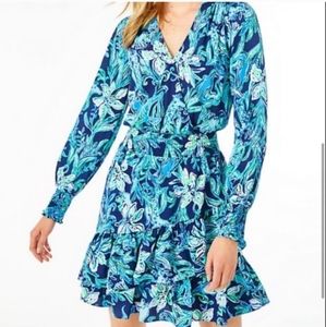 Lilly Pulitzer Cristiana Dress Take It or Leaf It Size 4